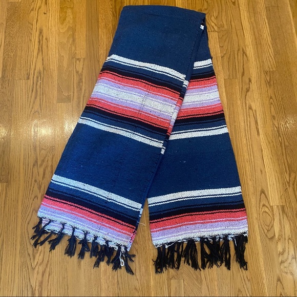 Molina Indian Hand Woven Sarape Blanket NWOT - Picture 4 of 6